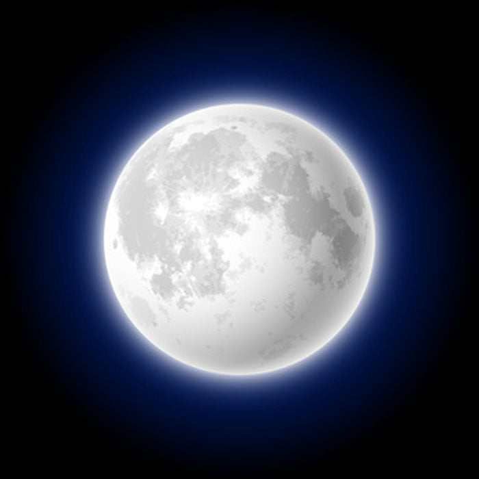 CATENA Lune, Quartz, Mondphasenuhr, weiss