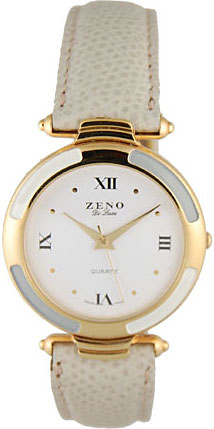 ZENO, Printemps 34, Quartzuhr, weiss/grau, gross