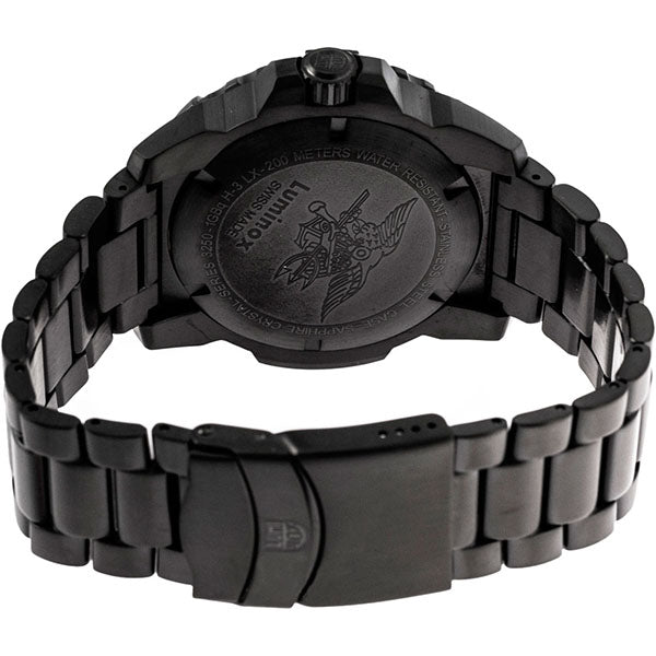 LUMINOX Navy Seal Steel, Edelstahl schwarz Blackout