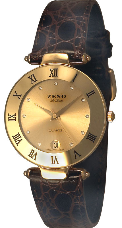 ZENO, CL Quartz Uhr, champagne 33mm