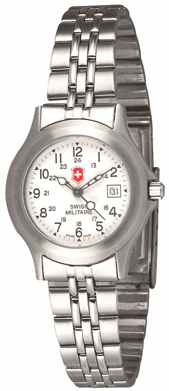 SWISS ARMY Urban Damenuhr Quartzuhr, weiss