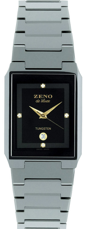 ZENO, Tungsten, quartz, Hartmetal carré, schwarz