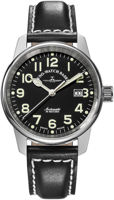 ZENO-WATCH BASEL, Pilot Classic, Automatik Fliegeruhr